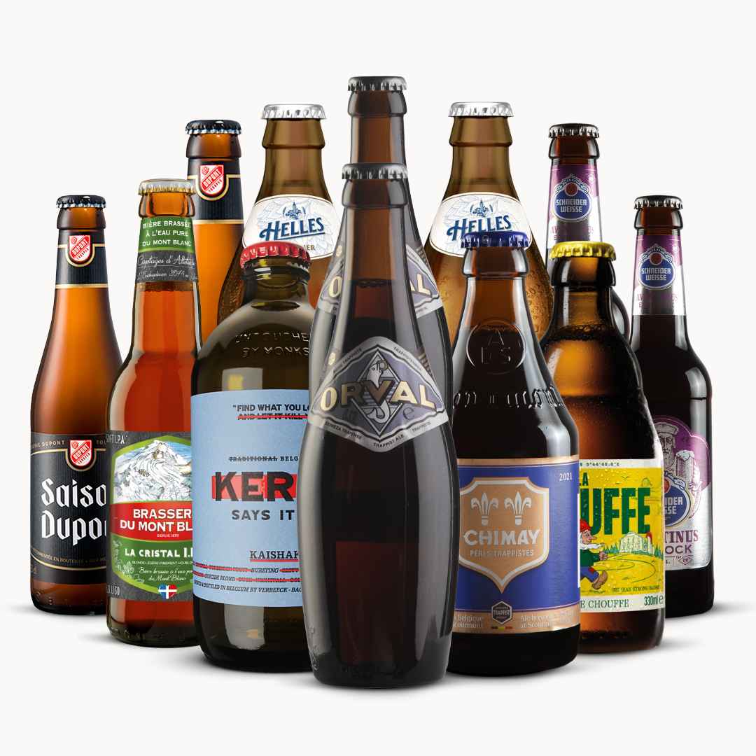 As doze cervejas belgas e alemãs do Pack Expert